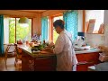 暮らしのVlog｜庭仕事と料理をする60代母の１日｜庭BBQとハンギングバスケット｜野菜を植える｜和朝食とまぜそば
