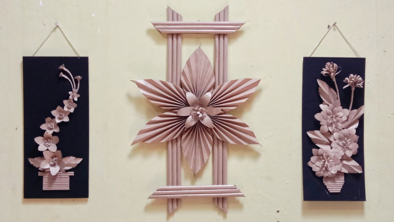 Cara membuat hiasan dinding dari kertas nasi