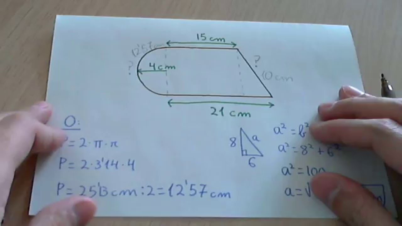 Perímetro de una figura irregular 01 YouTube