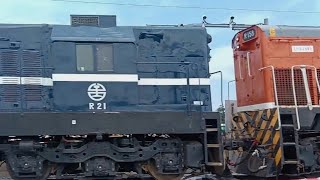 𝟮𝟬𝟮𝟱.𝟬𝟴.𝟮𝟴⠀𝗥𝟭𝟱𝟬型柴電機車⠀⠀貨物列車 𝟳𝟮𝟬𝟭次 往新左營 大村南通過