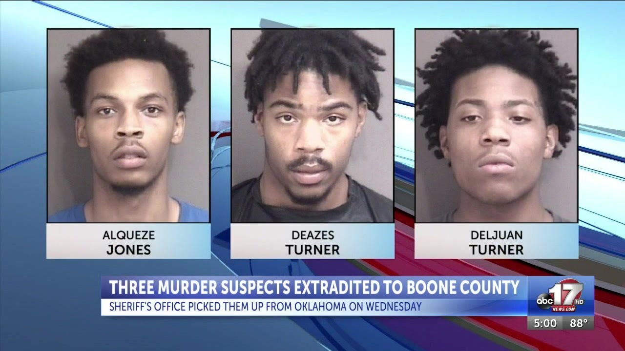 Three men accused of deadly shooting on Dove Drive extradited to Boone ...