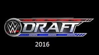 WWE DRAFT 2016 LIST