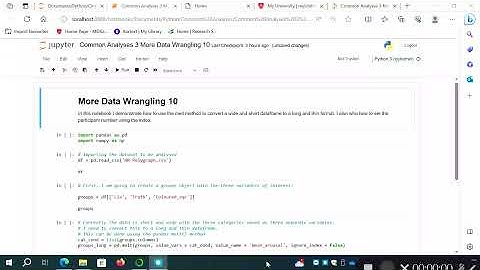 Common Analyses 3 More Data Wrangling 10