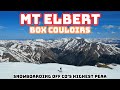 Colorado 14ers: Mt Elbert Box Couloirs Guide: Snowboarding Off Colorado's Highest Peak!