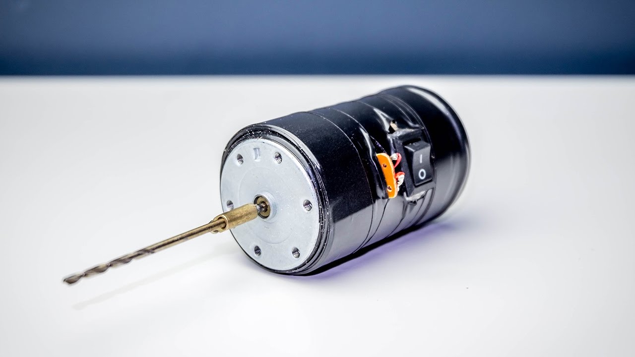 How To Make a Powerful Mini Drill Machine at Home YouTube