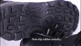 Sepatu PDL TNI Polri Boa Hanagal pdl tali putar bahan kulit asli