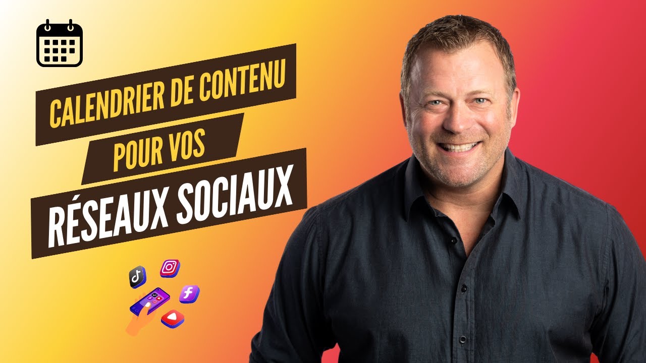 Calendrier de contenu à publier sur vos réseaux sociaux