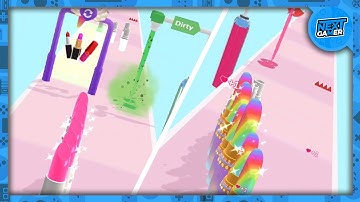 Lipstick Stack 💄Gameplay Walkthrough iOS, Android Game By NextGamer