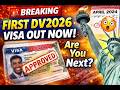 BREAKING First DV2026 Visa FINALLY Issued What This Means For You 