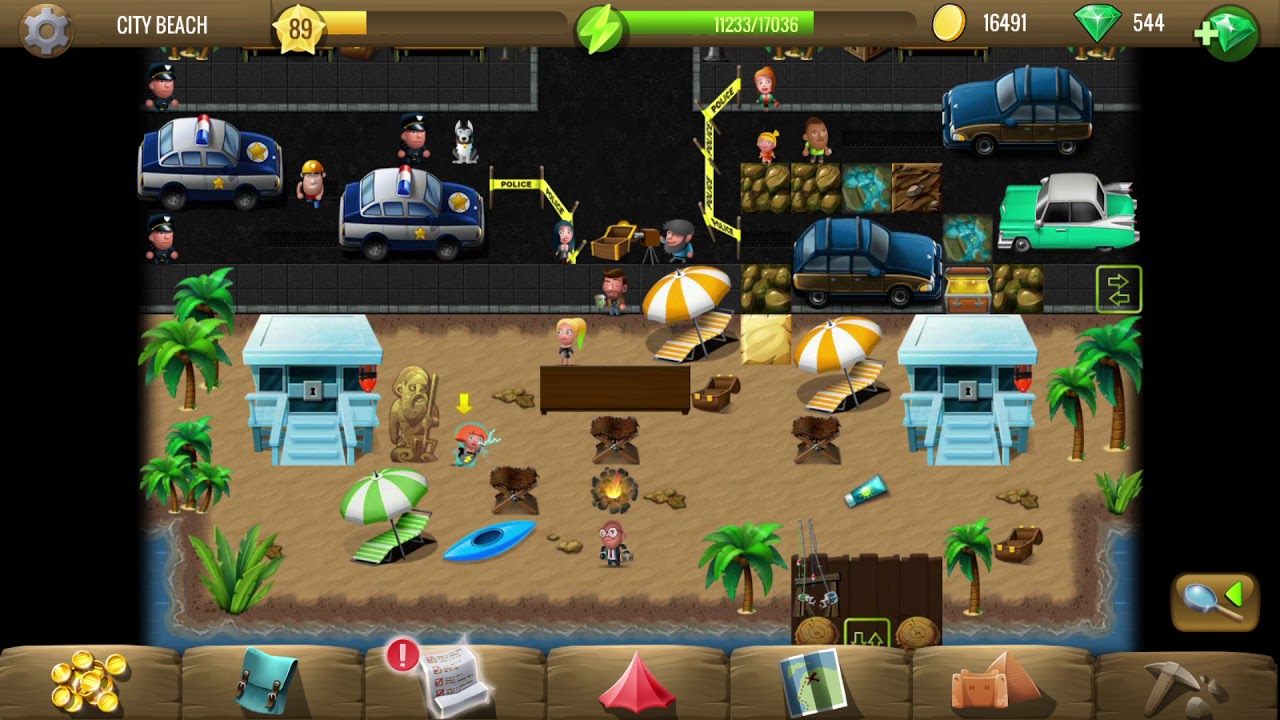 City Beach | Superheroes #3 | Diggy's Adventure