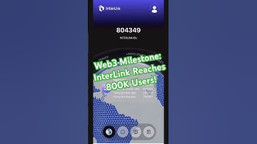 Web3 Milestone: InterLink Reaches 800K Users! #interlink #itlg #web3