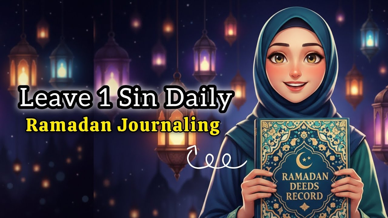 Leave 1 Sin Daily This Ramadan | A Simple Journaling Habit