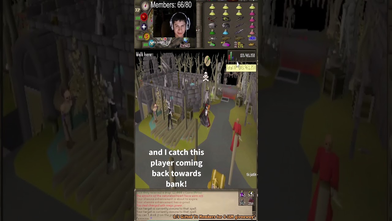 Player makes a mistake while teleblock 