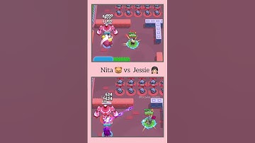 Nita 🐻 vs Jessie 👧🏻 | Comment your fav brawler ! #brawlstars #nita #jessie