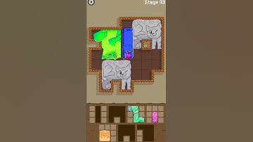 Puzzle Cats - Gameplay Walkthrough (iOS & Android) Stage 93 #games #shorts #funny