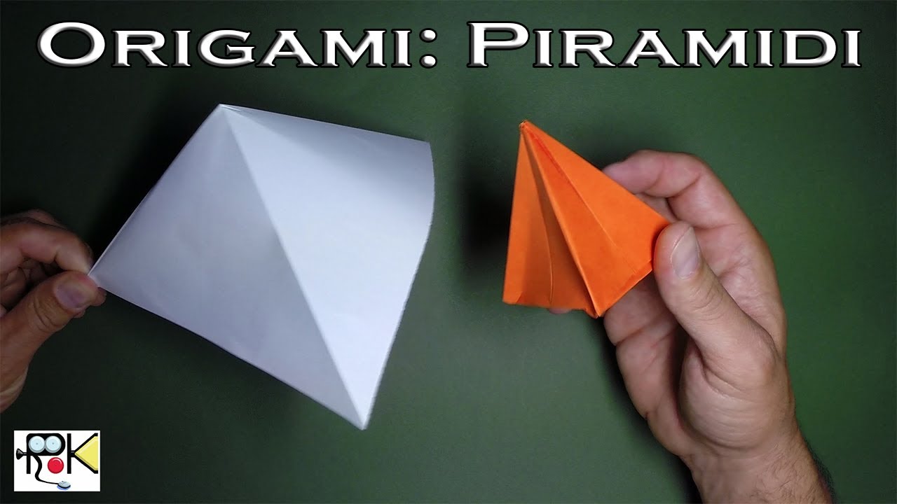 Origami facili e veloci. Piramidi. Origami easy and fast. Pyramids