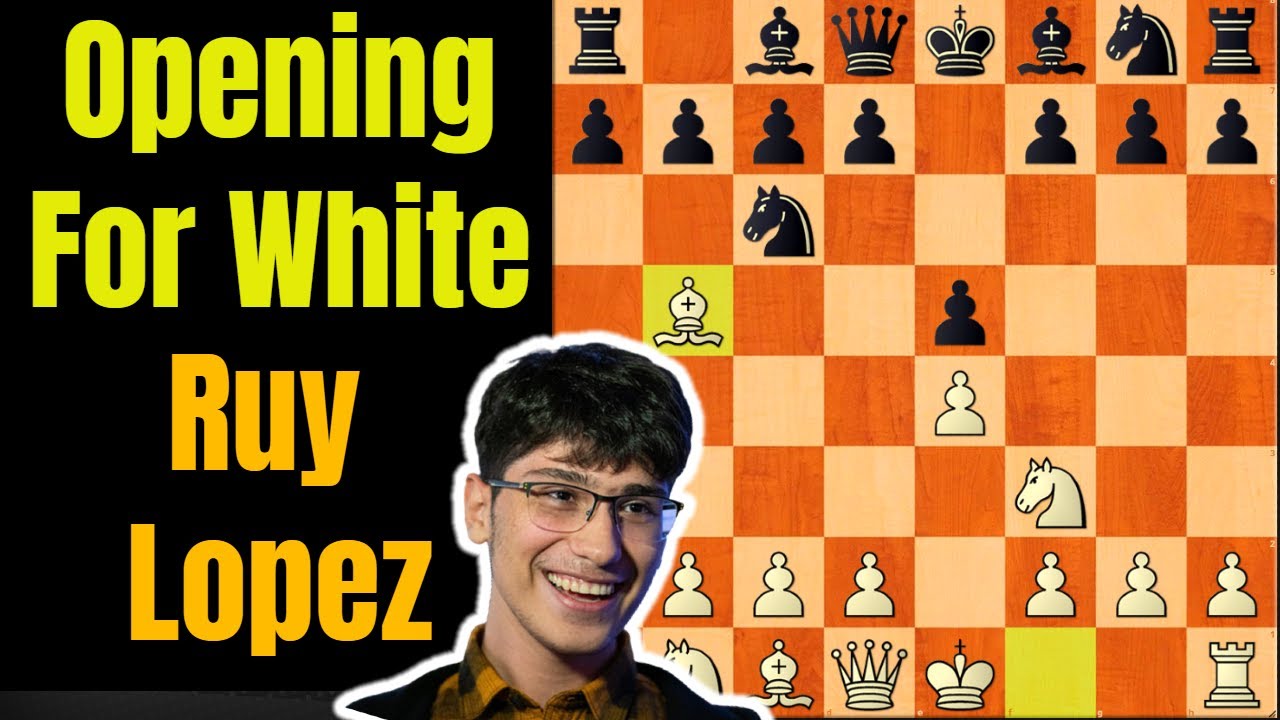 Chess Opening For White RUY LOPEZ by ALIREZA FIROUZJA 