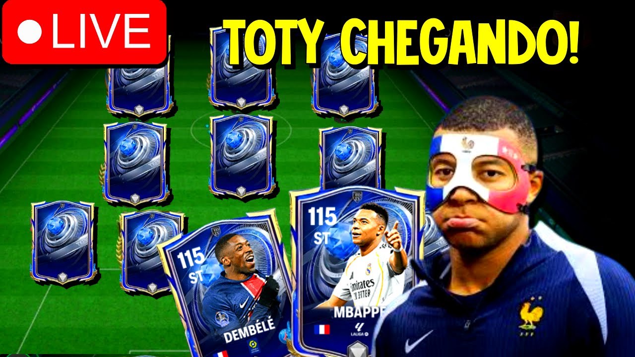 🔴  Live FC Mobile 26! Revelação do TOTY no Fc Mobile!!!