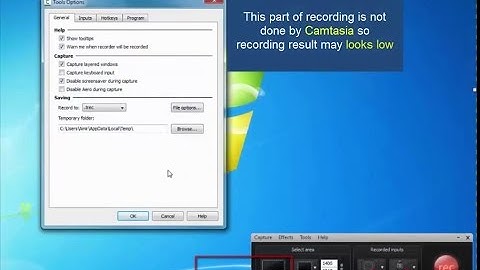 How to HD Screen Recording with Camtasia studio
