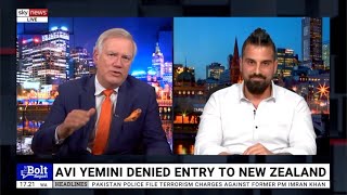 Andrew Bolt SLAMS media reporting of Avi Yemini NZ ban