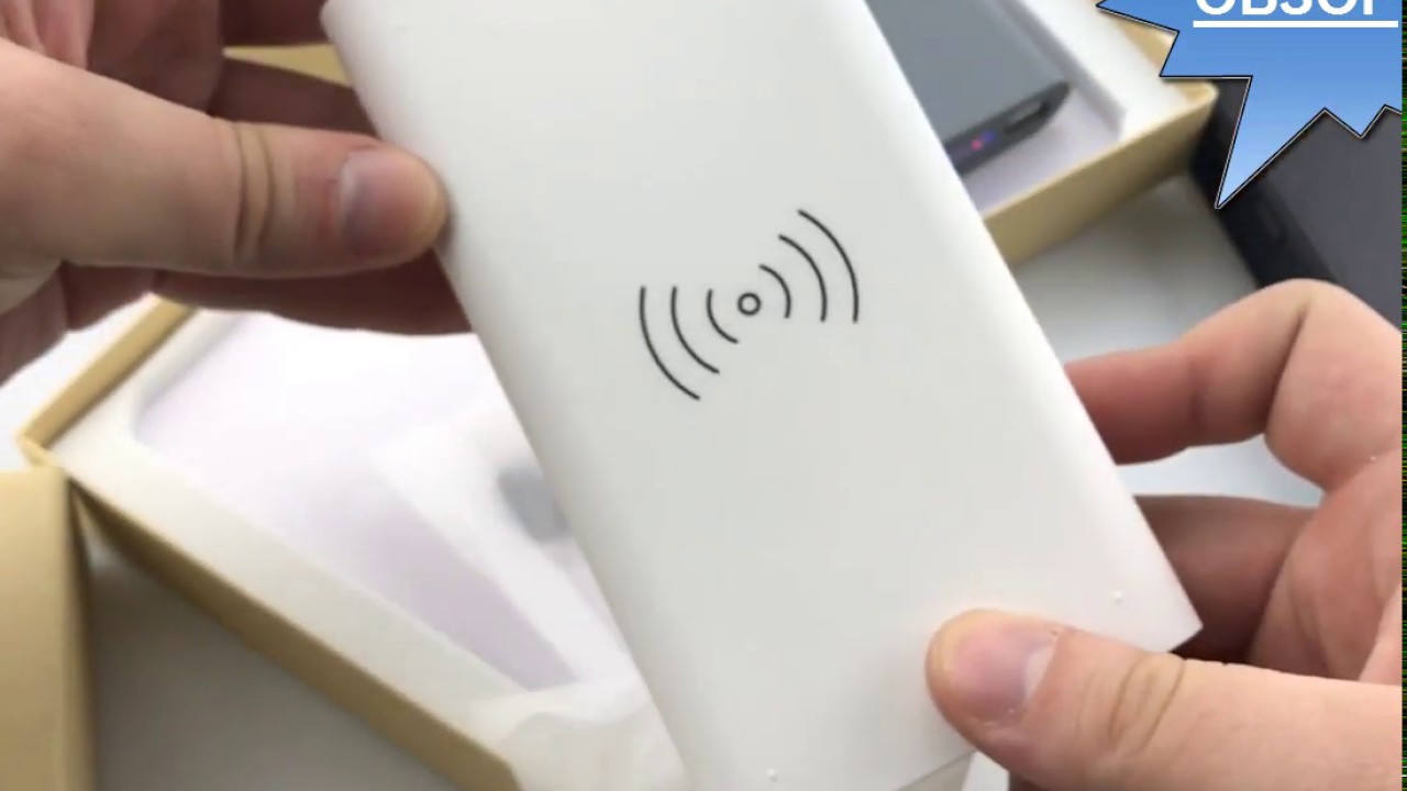 Обзор. Power Bank 10000 mAh беспроводной