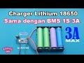 Simple electronic test Modul tp4056 BMS 1S Charger lithium 18650 3A otomatis cut off