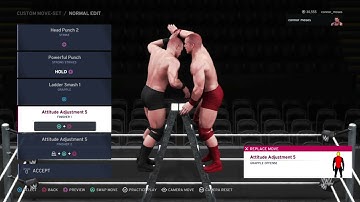 WWE 2K20 create a superstar recreating my character