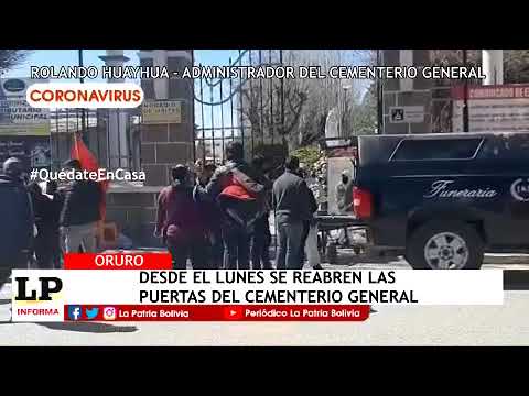 Desde el lunes se reabren las puertas del cementerio general