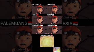 Boboboy berbagai bahasa🤣