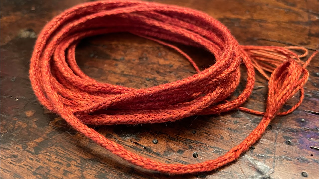 Fingerloop Braiding 8 - Two Methods for making Extra Long Braids - YouTube