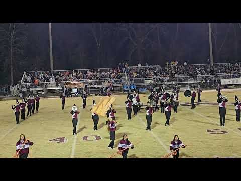 West Morgan High School Color Guard 11-24-23