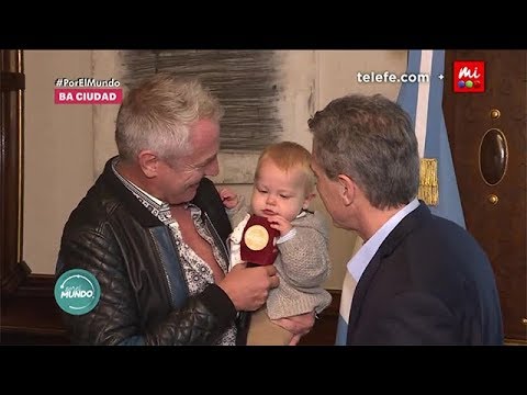 Mirko conoce al presidente Mauricio Macri - Por el Mundo 2018