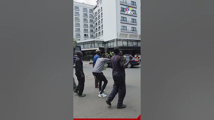 Youths assemble in Nairobi CBD to mourn Raila odinga
