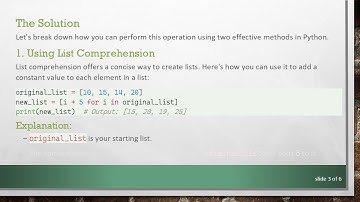 How to Sum a Value to Every Element in a List with Python