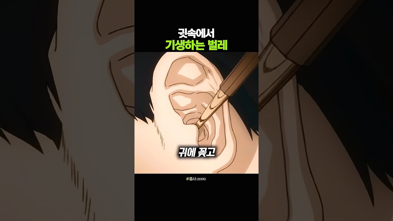 귓속에서 기생하는 벌레
