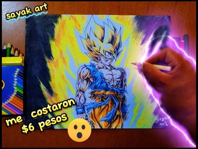 Carlos Arts — 🖋️ Pintura em Progresso do Goku Instinto Superior