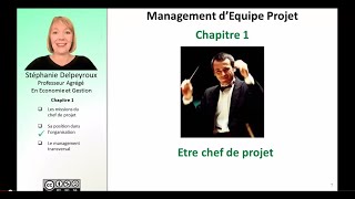 2/6 Management d'equipe projet - Chapitre 1 Devenir chef de projet - HD
