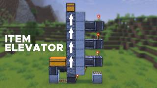 ITEM ELEVATOR Minecraft Bedrock Pocket Edition 1.21++