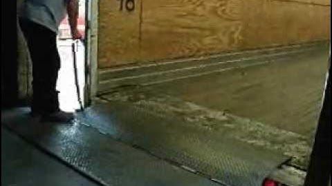 Edge of Dock leveller Bluff