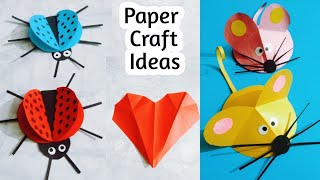 Easy Paper craft ideas /  Paper Toys for kids fun / DIY Paper Craft / Origami Heart