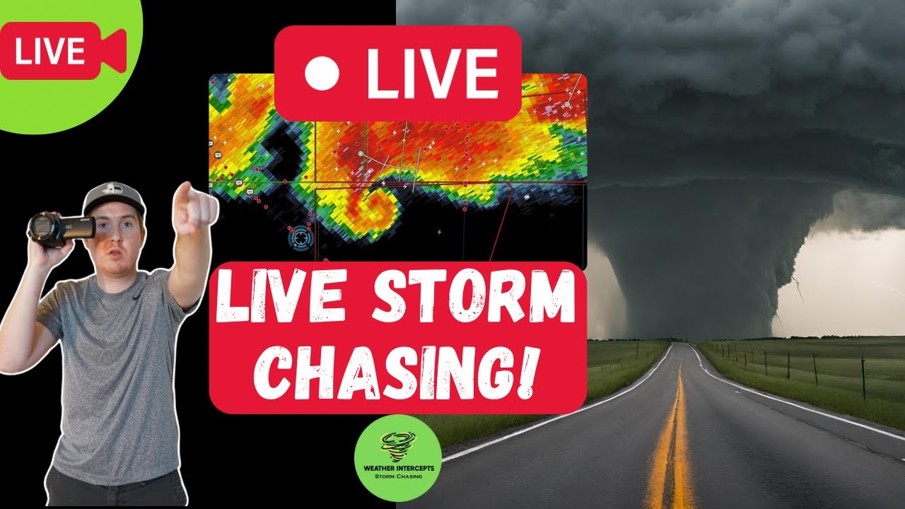LIVE STORM CHASING: Tornado and Large Hail Threat in North Texas and ...