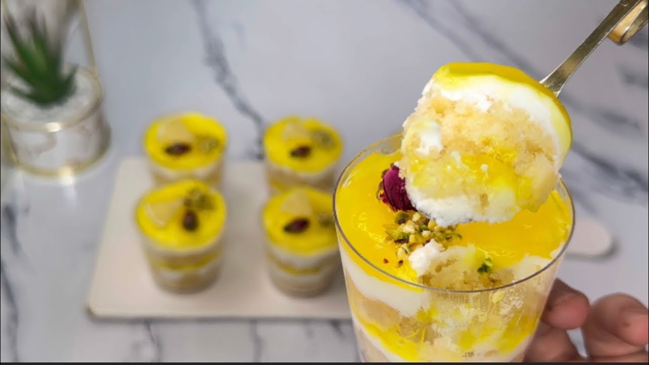 بحبة بيض 🥚 فقط أروع تحلية إقتصادية بذوق الليمون وبكمية كبيرة