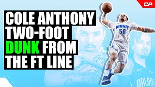 Cole Anthony Two-Foot Dunk From The Free Throw Line Highlight