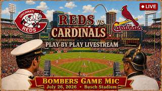π΄ LIVE Reds vs. Cardinals RUUBER MATCH AHOY! - Play by Play & Reaction | Game 107 of 162