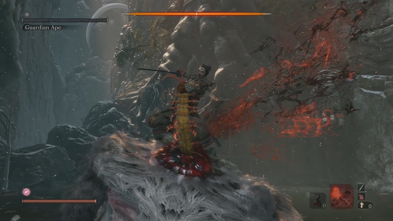 Sekiro Shadows Die Twice Guardian Ape Boss Fight - YouTube