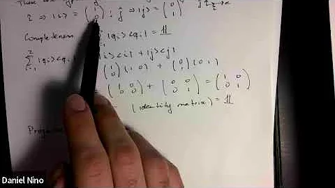 1.8 Example: Completeness and the projection operator in 2D Euclidian space