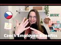 Working in the Czech Republic - my favorite Czech employee benefits