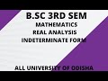 REAL ANALYSIS | L-1 | SEM-3 | B.SC | ALL UNIVERSITY OF ODISHA |CBCS