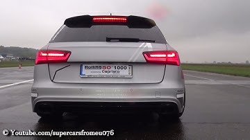 680HP Audi RS6  w/ Akrapovic Exhaust - HUGE REVS and Acceleration!