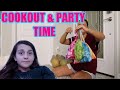 COOKOUT WITH FRIENDS! GRWM FOR ELLIE'S PARTY! EMMA AND ELLIE